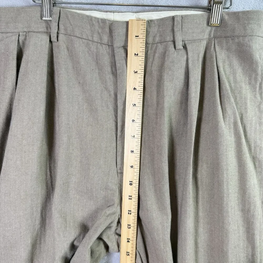 Vintage Polo Ralph Lauren Men's Chino Pants Size‎ 38/30 Tan Dress Pants Cotton